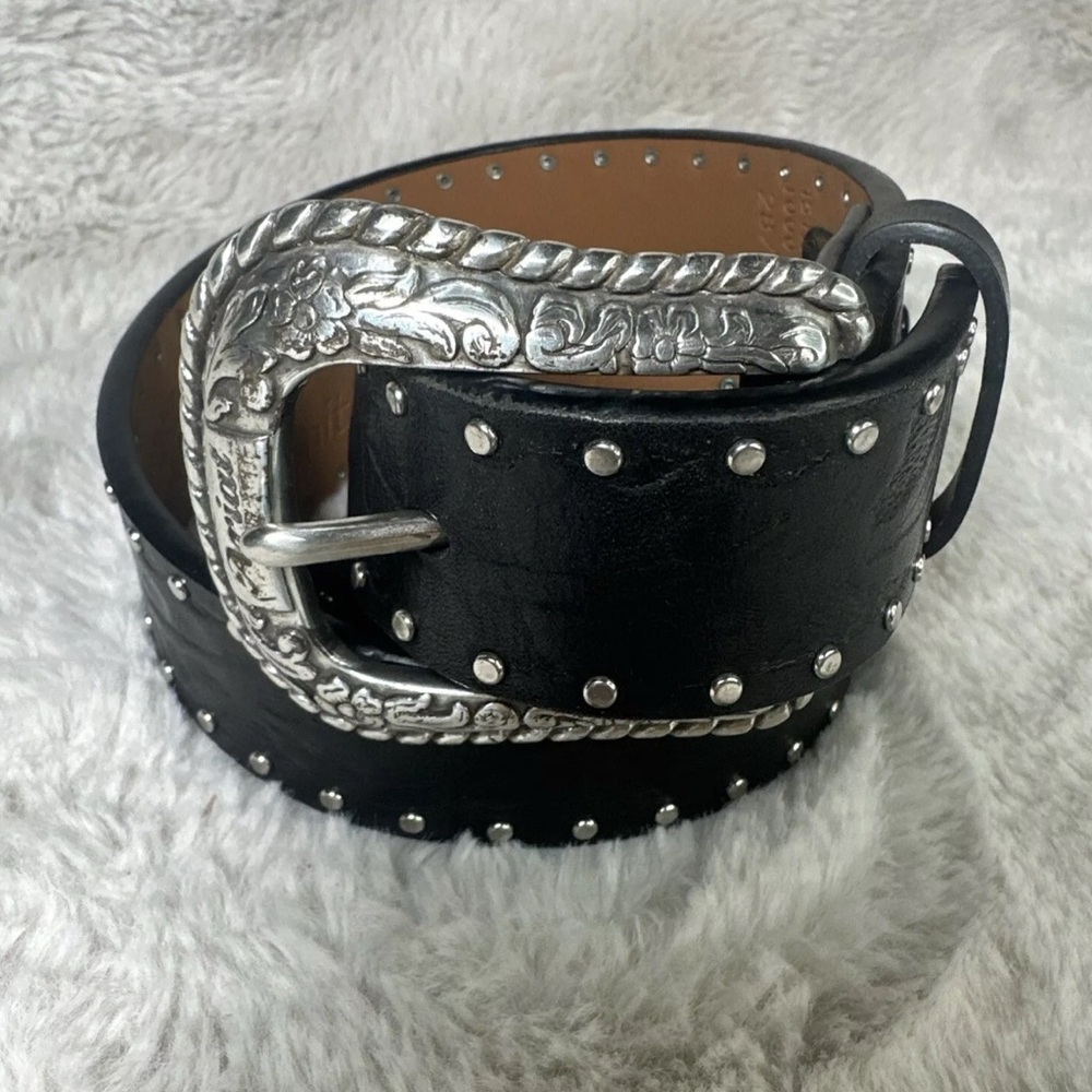 Ariat Studded Belt w/ Tooled Leather Detail